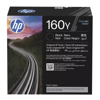 HP 160Y tinteiro de toner original de rendimento extra alto preto (W1600Y) para LaserJet M110w/M140w