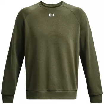 Under Armour Rival Fleece sweatshirt decote redondo homem caqui 1379755 390