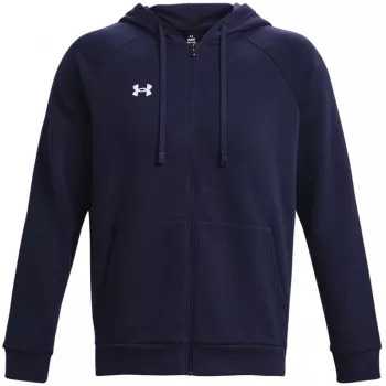 Under Armour Rival Fleece sweatshirt com capuz FZ homem azul meia-noite