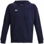 Under Armour Rival Fleece sweatshirt com capuz FZ homem azul meia-noite