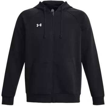 Under Armour Rival Fleece sweatshirt com capuz com fecho completo homem preto 1379767 001