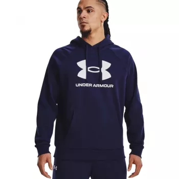 Under Armour Rival Fleece Logo HD sweatshirt homem Navy Blue 1379758 410 L
