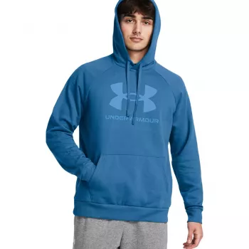 Under Armour Rival Fleece Logo HD sweatshirt com capuz homem Academy Blue M