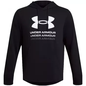Under Armour UA Rival Terry Graphic sweatshirt com capuz homem preto