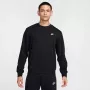 Nike Club FT sweatshirt homem preto FN3888 010 tamanho S