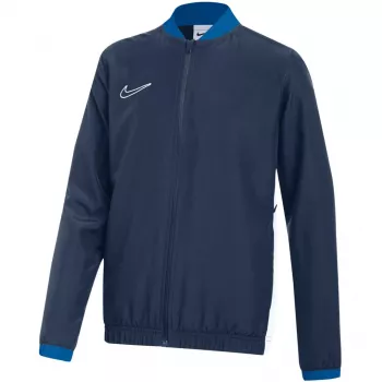 Nike Dri-FIT Academy 25 criança sweatshirt com capuz e fecho completo azul-marinho (L)