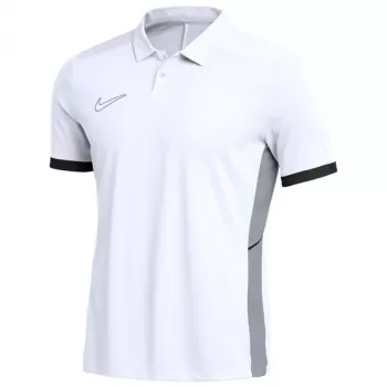 Nike homem Dri-FIT Academy 25 polo de manga curta branco FZ9759-100 tamanho S