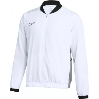 Nike Dri-FIT Academy 25 homem sweatshirt com capuz e fecho completo branco