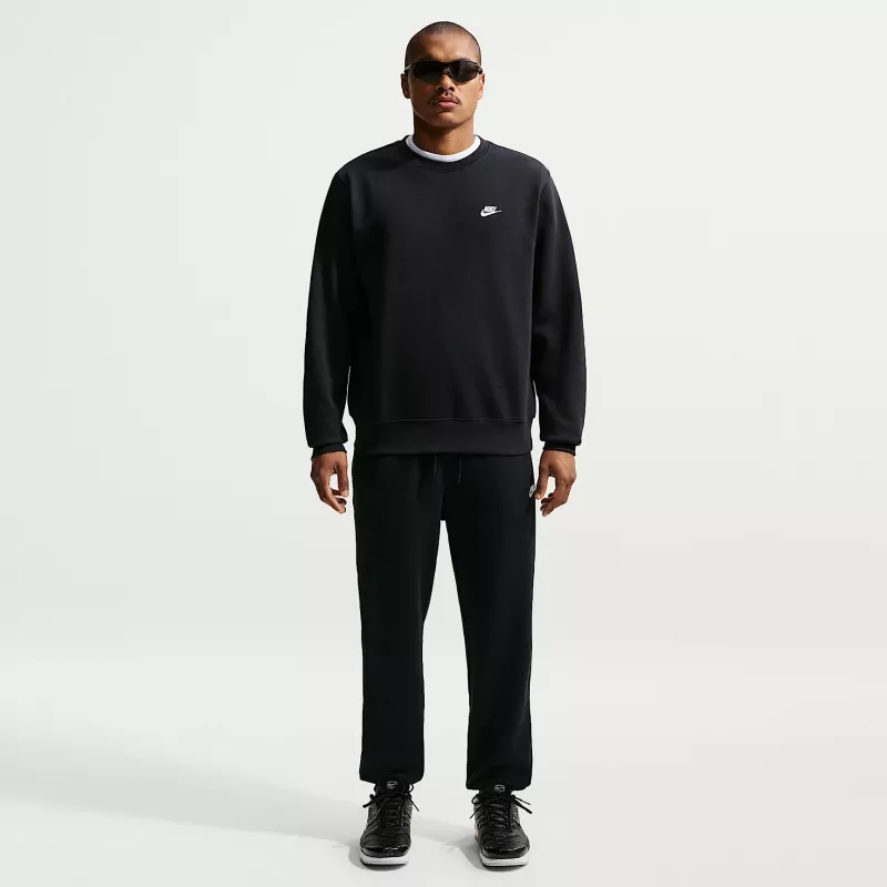 Nike Club Fleece sweatshirt com capuz homem preto S
