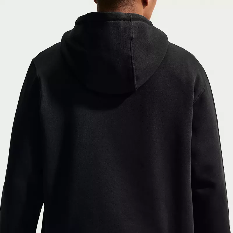 Nike Club Fleece sweatshirt com capuz homem preto FN3859 010 tamanho S