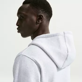 Nike Club BB sweatshirt com capuz e fecho completo homem cinzento FN3861 051 M
