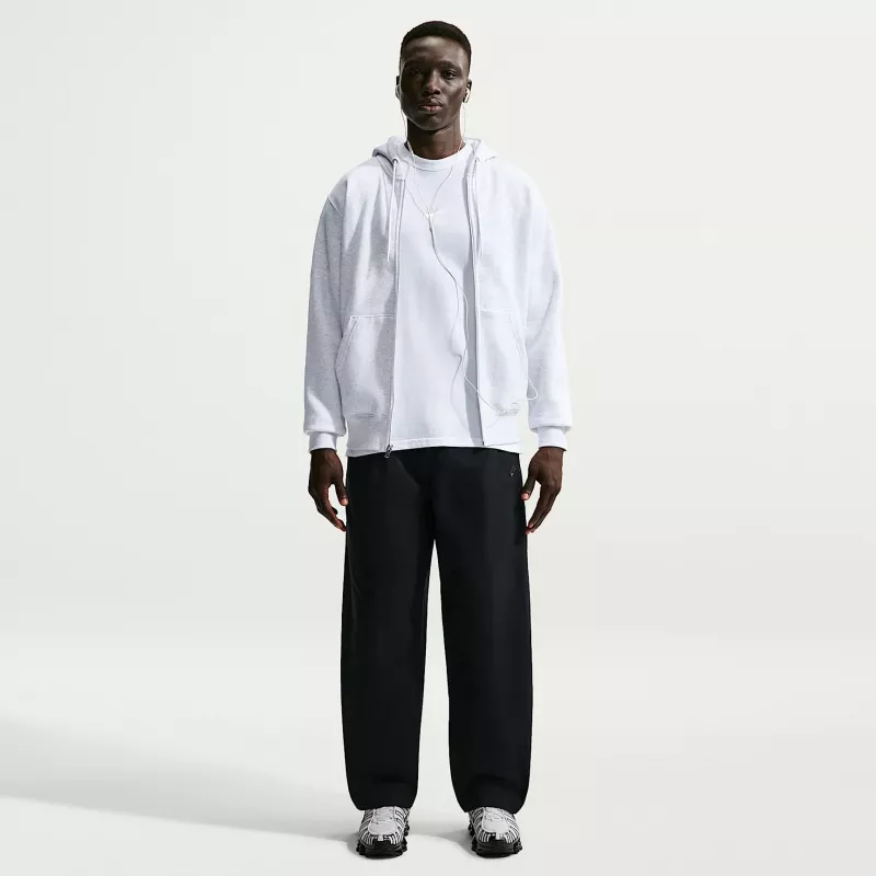 Nike Club BB sweatshirt com capuz e fecho completo homem cinzento FN3861 051 M