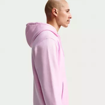 Sweatshirt com capuz Nike Club Fleece para homem Rosa claro FN3859-663 tamanho L