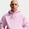 Sweatshirt com capuz Nike Club Fleece para homem Rosa claro FN3859-663 tamanho L