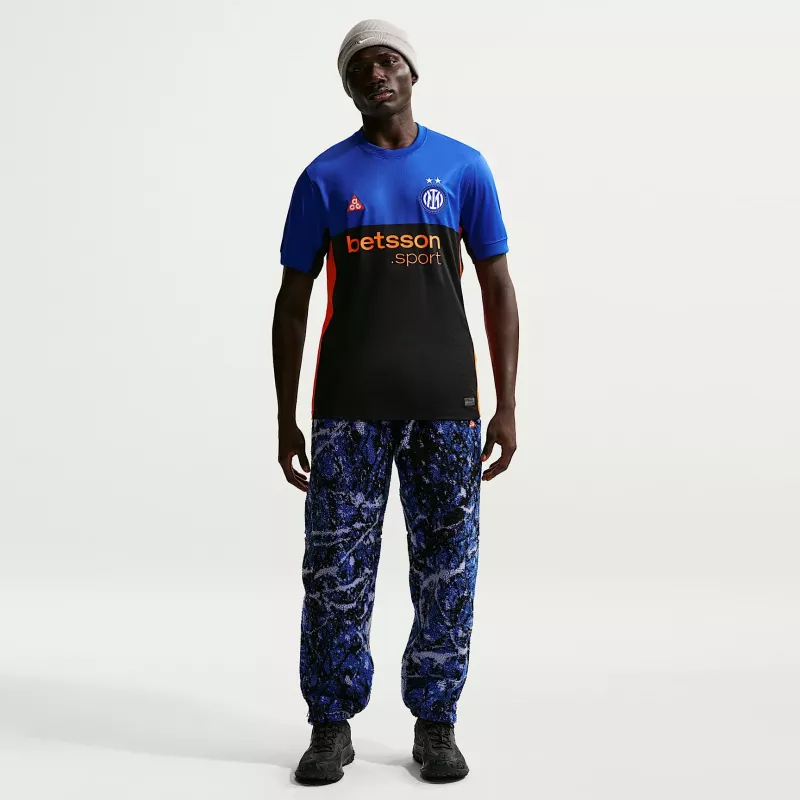 Nike Inter de Milão 2026 Stadium SE Camisola de Futebol Homem Preta-Azul IM6998-413 Tamanho S