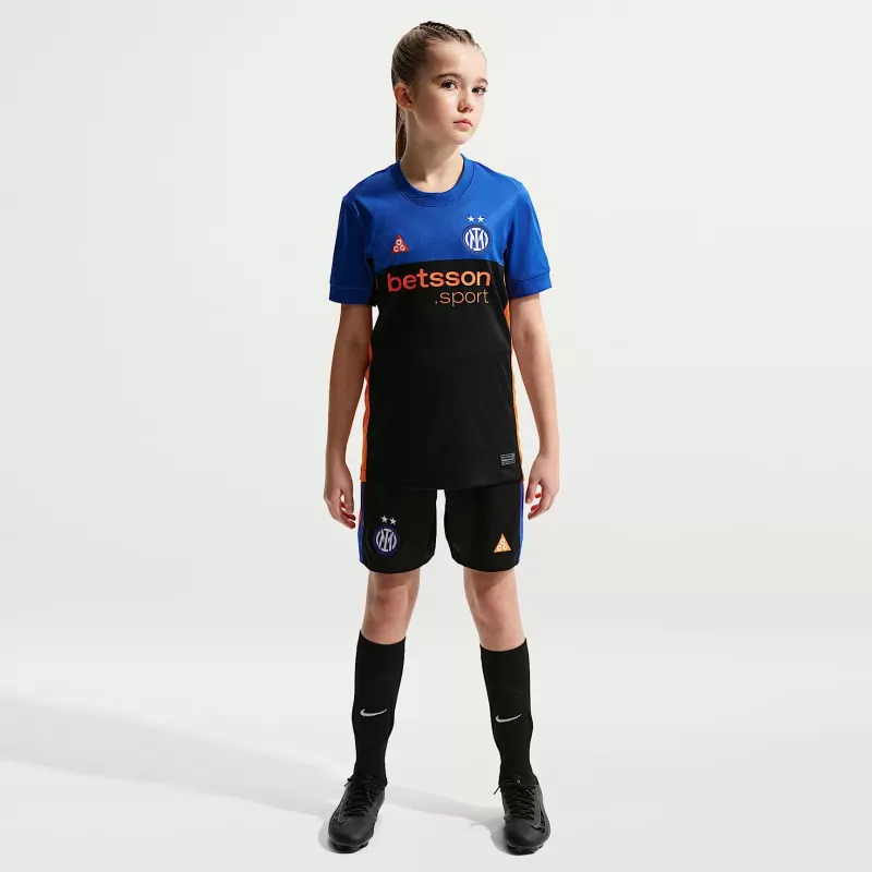 Nike Inter de Milão 2026 Stadium SE criança camisola de futebol preto-azul IB3536 413 XL