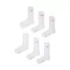Meias Nike Everyday Elevated Pack de 6 Crew Branco 35-37.5
