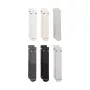 Meias Nike Everyday Elevated Pack de 6 Crew Cinzento & Creme Unissexo EU 38-42.5