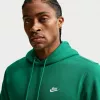 Sweatshirt com Capuz Nike Club Fleece Homem Verde-malaquite Tamanho S