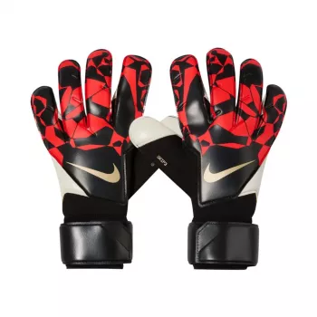 Luvas de Guarda-redes Nike Grip3 Preto Bright Crimson Branco Tamanho 6