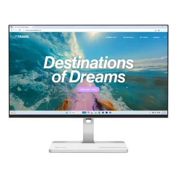 Lenovo L24D-4C monitor 23,8 polegadas Full HD IPS com HDMI, DisplayPort, VGA, AMD FreeSync, inclinação, suporte VESA, TÜV Low Blue Light