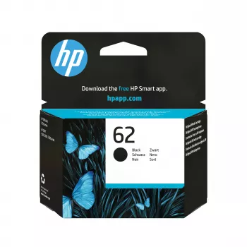 HP 62 Tinteiro Original Preto - 200 páginas
