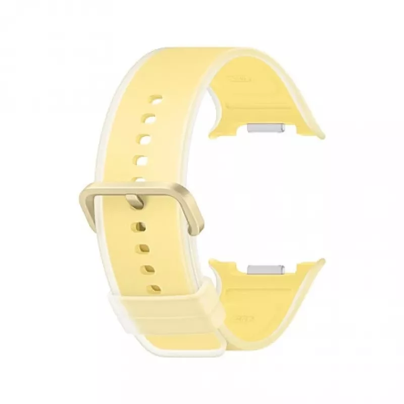 Samsung Misty Band M/L para Galaxy Watch9 (Watch8) - bracelete desportivo em fluoroelastómero amarelo