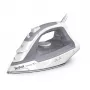 Ferro de engomar a vapor Tefal Easygliss Eco FV5782 com base Durilium Airglide, 2800 W, golpe de vapor 260 g/min, modo Eco, preto/verde