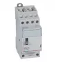 Contator silencioso Legrand CX3 4 polos 230V AC 25A com acionamento manual