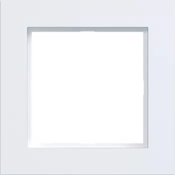 Moldura de cobertura HAGER WAD6100WM A.1 1 módulo, branco luz mate
