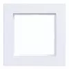 Moldura de cobertura HAGER WAD6100WM A.1 1 módulo, branco luz mate