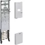 Quadro de contadores completo Hager univers Z 2x ZH3EL22T BKE-I 1050mm