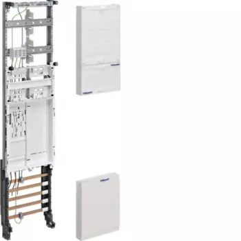 Hager universZ ZH3EL16 painel de contador 1 campo placa de montagem, BKE-I, 1050mm de altura, 63A, compatível com eHZ