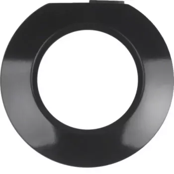 Hager WTD3371BG moldura de cobertura 1 módulo, Berker Série 1930, preto brilhante