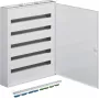 Hager FW536WT quadro de distribuição para montagem à superfície, 5 filas, 180 módulos, IP40, branco