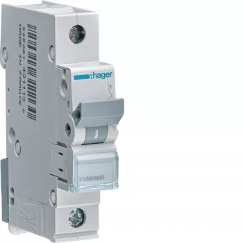 Hager MBN132E 32A disjuntor unipolar 6kA curva B