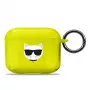 Karl Lagerfeld KLA3UCHFY Capa para AirPods 3 amarela Choupette