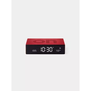 Lexon Flip Premium Despertador de Dois Lados Vermelho LR152R