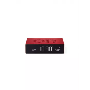 Lexon Flip Premium Despertador de Dois Lados Vermelho LR152R