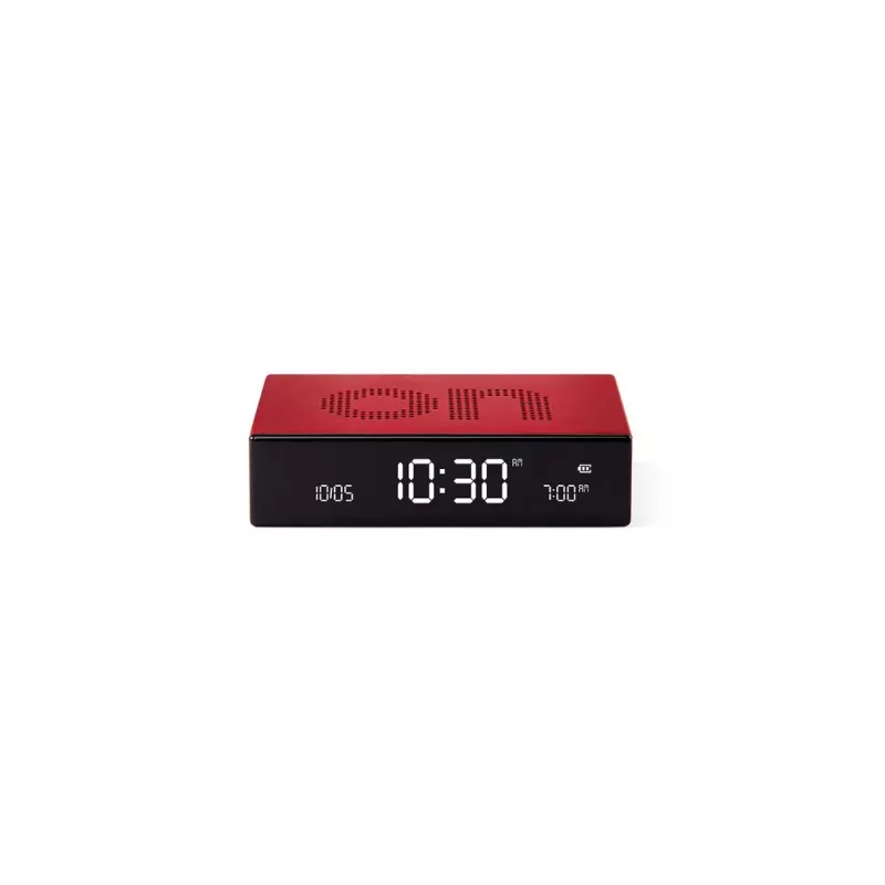 Lexon Flip Premium Despertador de Dois Lados Vermelho LR152R