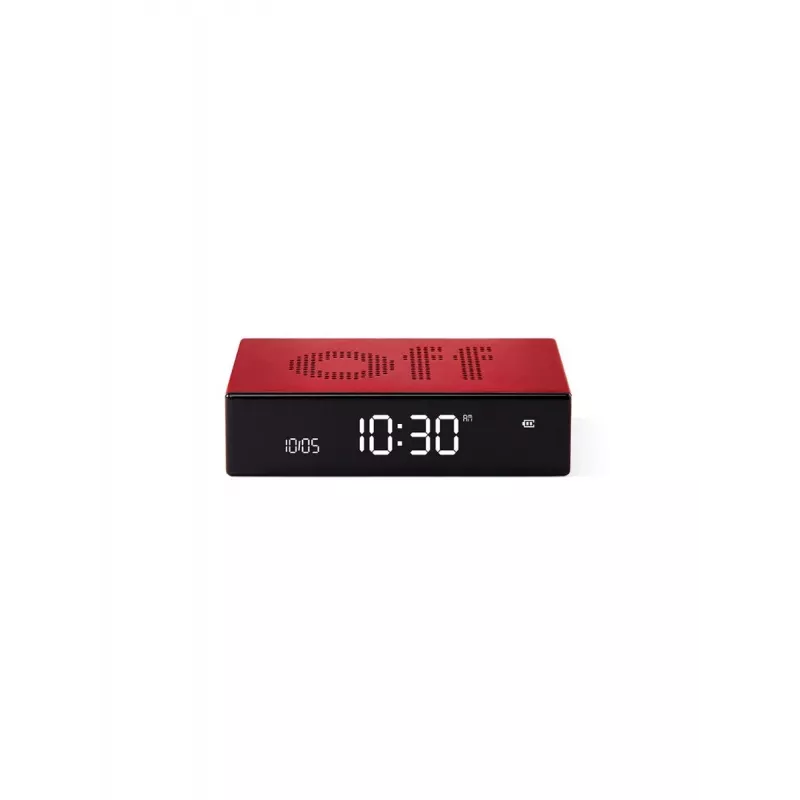 Lexon Flip Premium Despertador de Dois Lados Vermelho LR152R