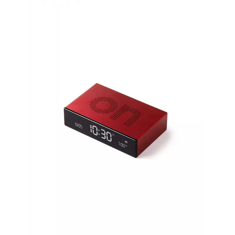 Lexon Flip Premium Despertador de Dois Lados Vermelho LR152R