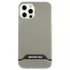 AMG AMHCP12MTCBW Capa Rígida Transparente para iPhone 12/12 Pro Eletrogalvanizado Preto e Branco