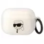 Karl Lagerfeld Capa AirPods Pro Transparente com Silhueta de Cabeça Karl