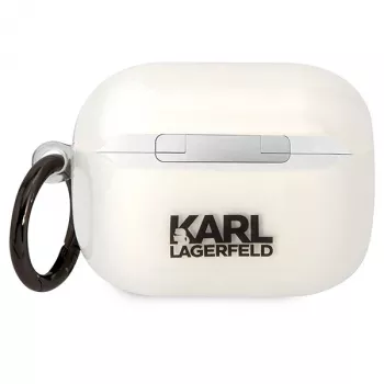 Karl Lagerfeld Capa AirPods Pro Transparente com Silhueta de Cabeça Karl