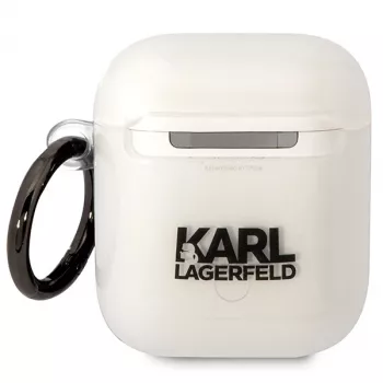 Karl Lagerfeld KLA2HNCHTCT Capa AirPods 1/2 Transparente Ikonik Choupette