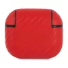 Ferrari FESA3CARE On Track Capa AirPods 3 Vermelha PU Carbono
