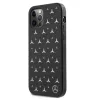 Mercedes-Benz iPhone 12 Pro Max Capa Rígida Padrão de Estrelas Prateadas Preto