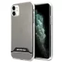 AMG AMHCN61TCBW Capa Rígida para iPhone 11 / XR 6,1 Polegadas – Transparente com Preto e Branco Eletrogalvanizado