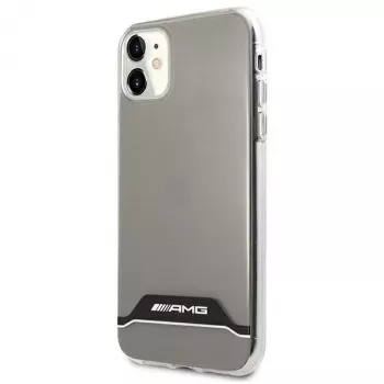 AMG AMHCN61TCBW Capa Rígida para iPhone 11 / XR 6,1 Polegadas – Transparente com Preto e Branco Eletrogalvanizado